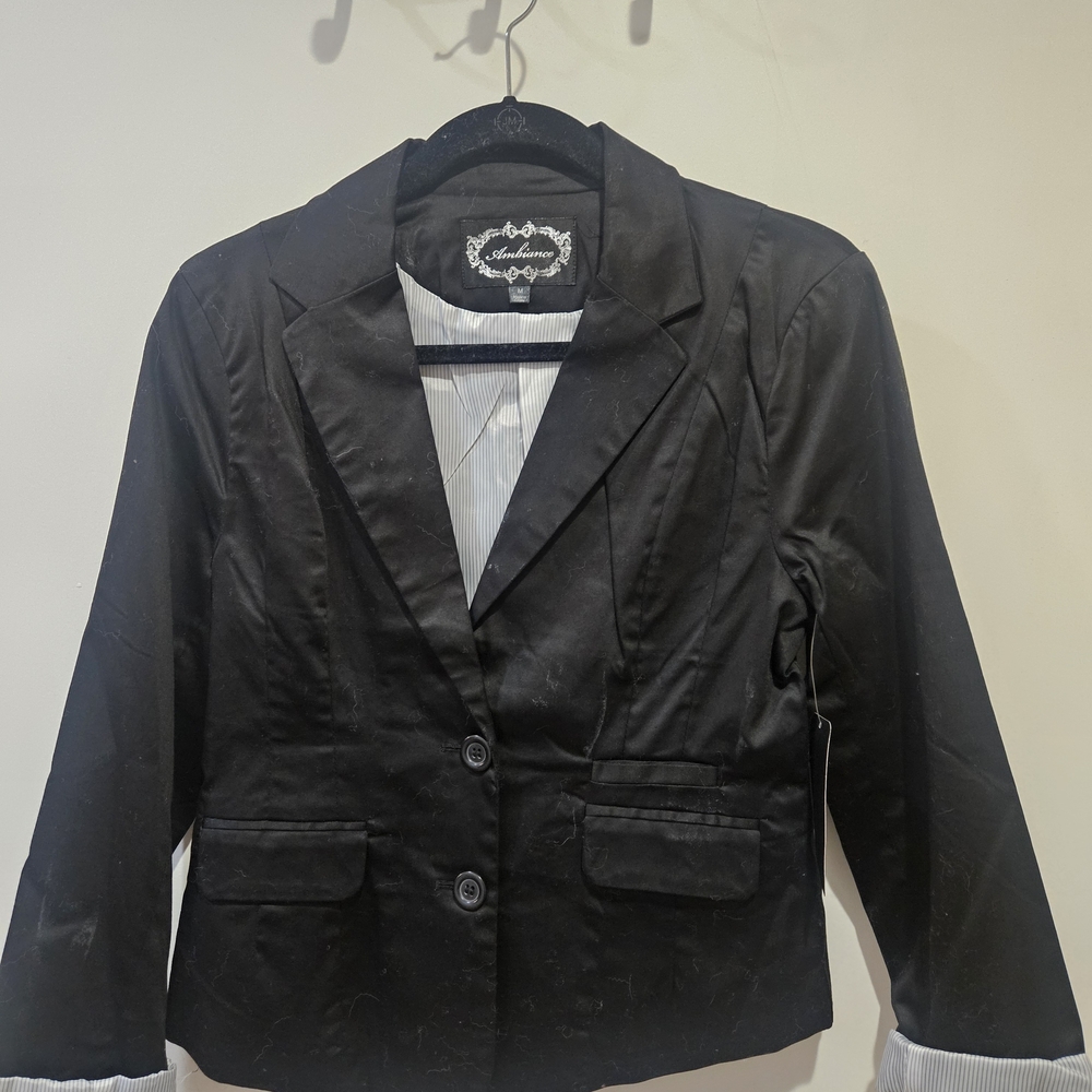 Ambiance Black Women's Blazer